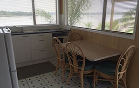 this unit has been recently renovated with a deck
