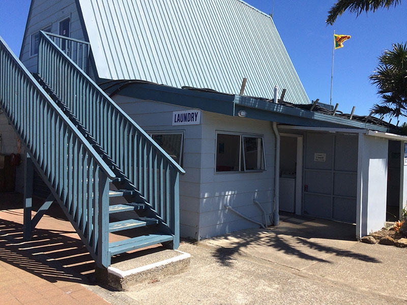 laundry facilities available at the park